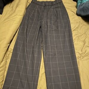 Uniqlo High Waist Navy Blue Trousers